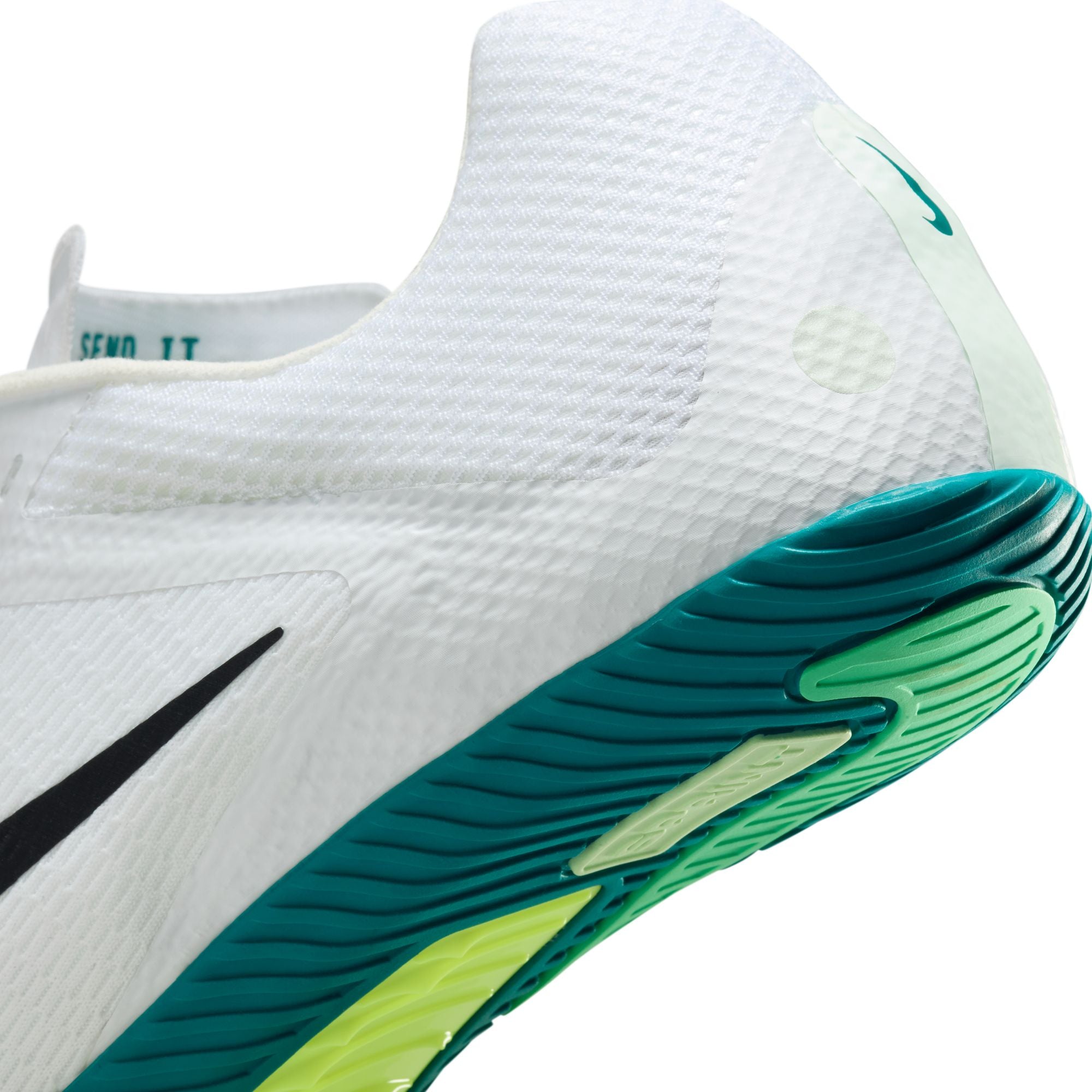 Nike Zoom Rival Sprint Running Spikes White / Bright Spruce / Vapor Green / Black - Achilles Heel