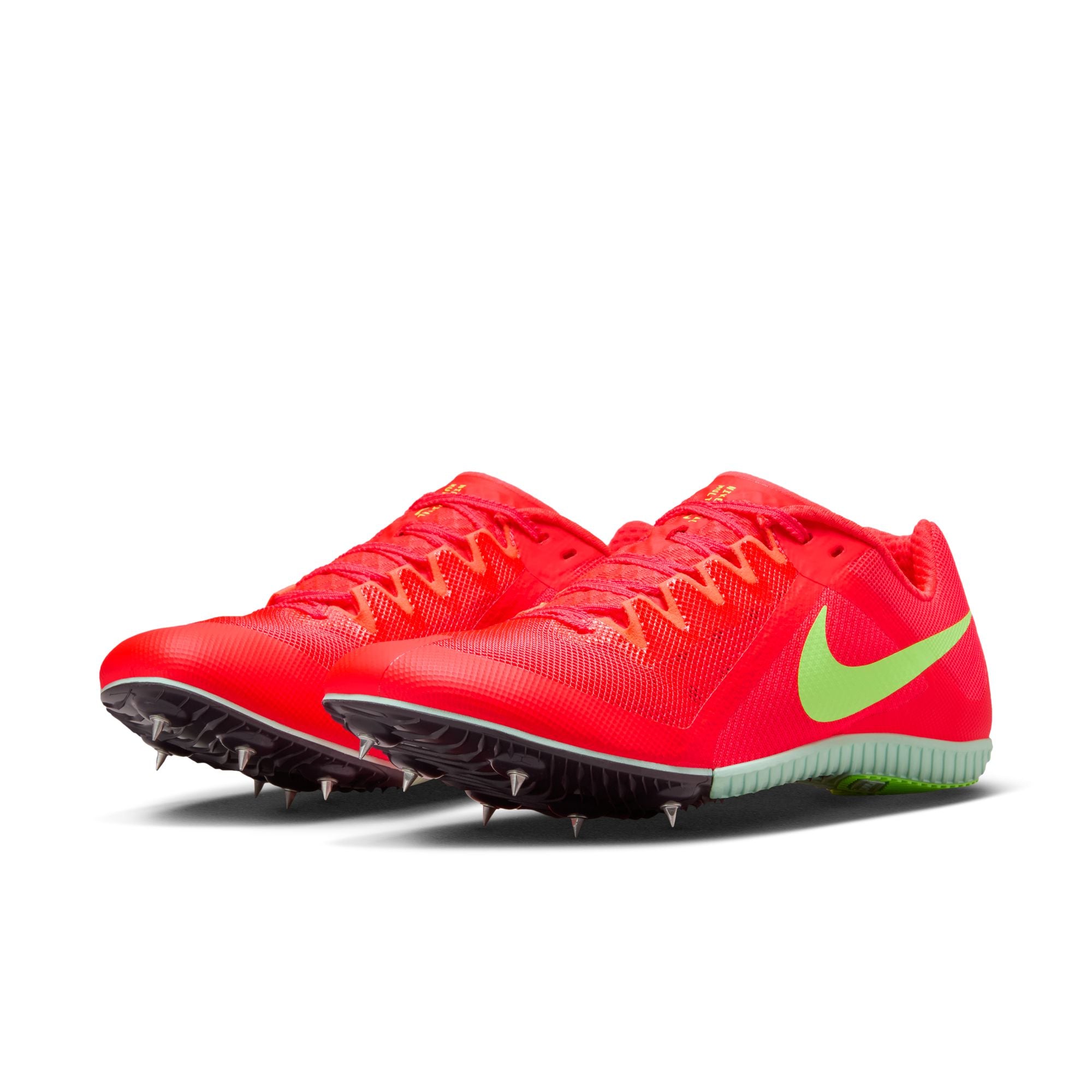 Nike Zoom Rival Sprint Running Spikes Bright Crimson / Washed Coral / Hyper Orange - Achilles Heel