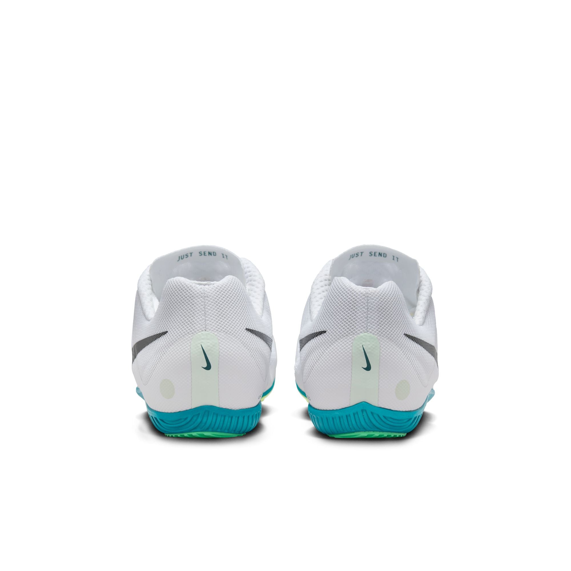 Nike Zoom Rival Multi-Event Running Spikes White / Bright Spruce / Vapor Green / Black - Achilles Heel