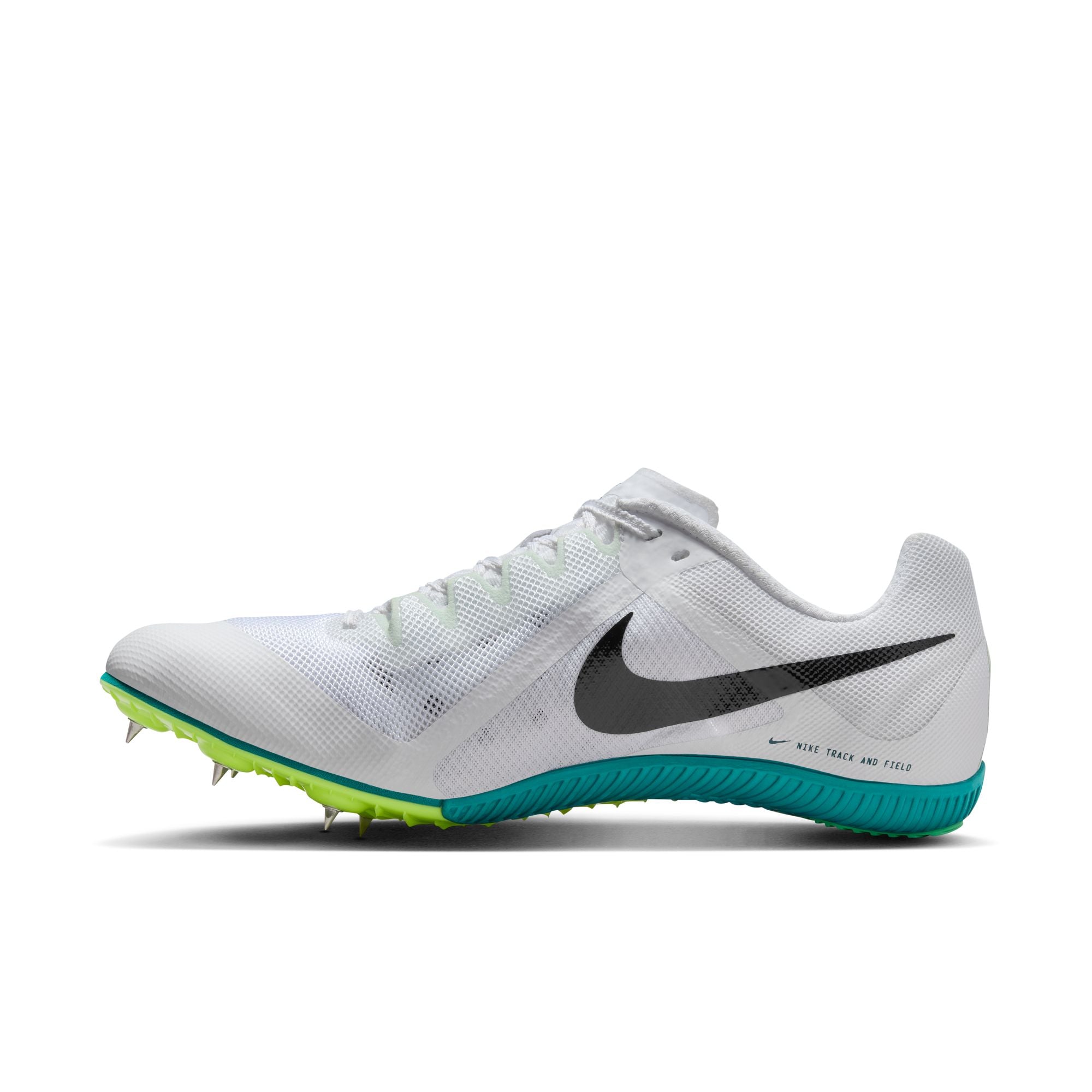 Nike Zoom Rival Multi-Event Running Spikes White / Bright Spruce / Vapor Green / Black - Achilles Heel