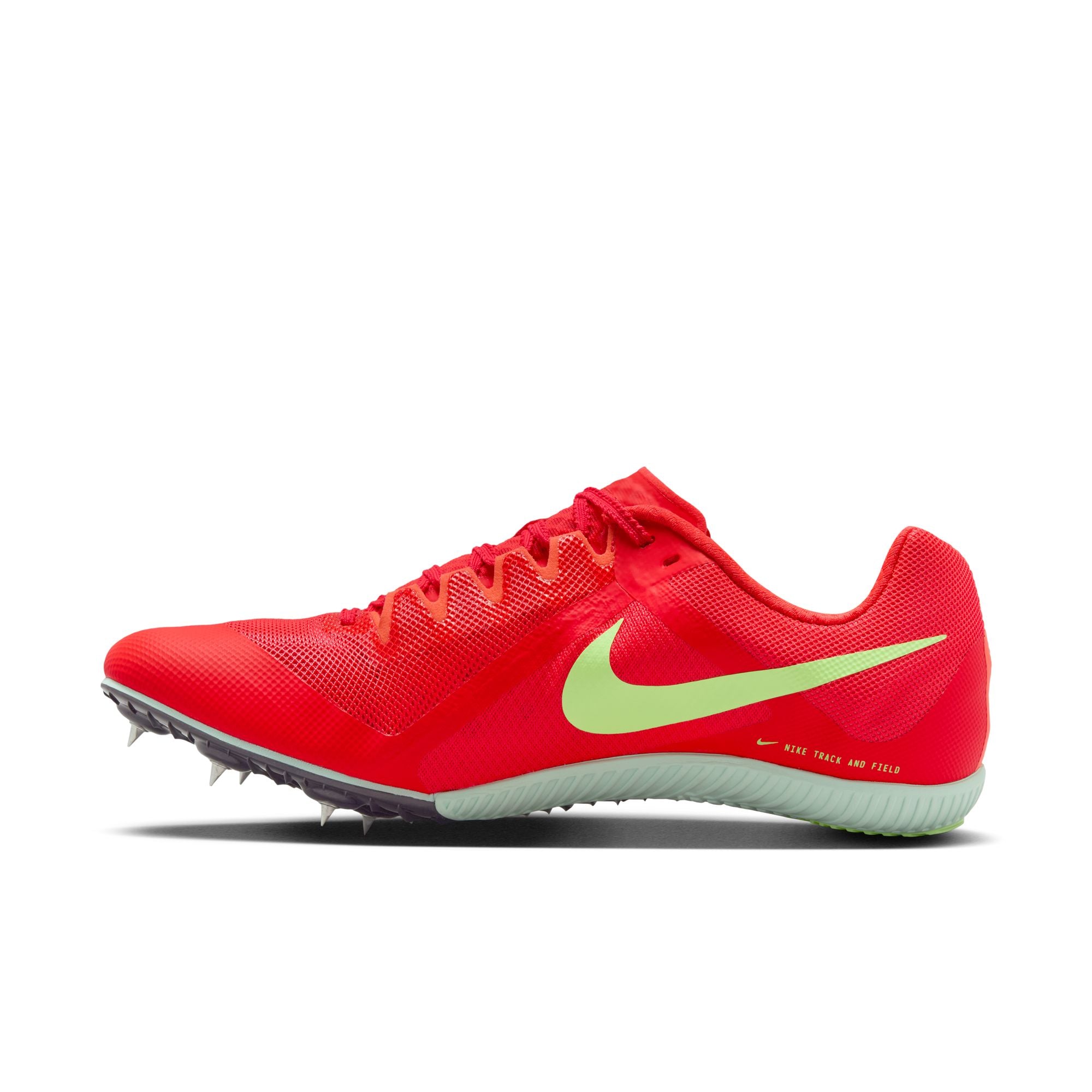 Nike Zoom Rival Multi-Event Running Spikes Bright Crimson / Washed Coral / Lime Blast - Achilles Heel