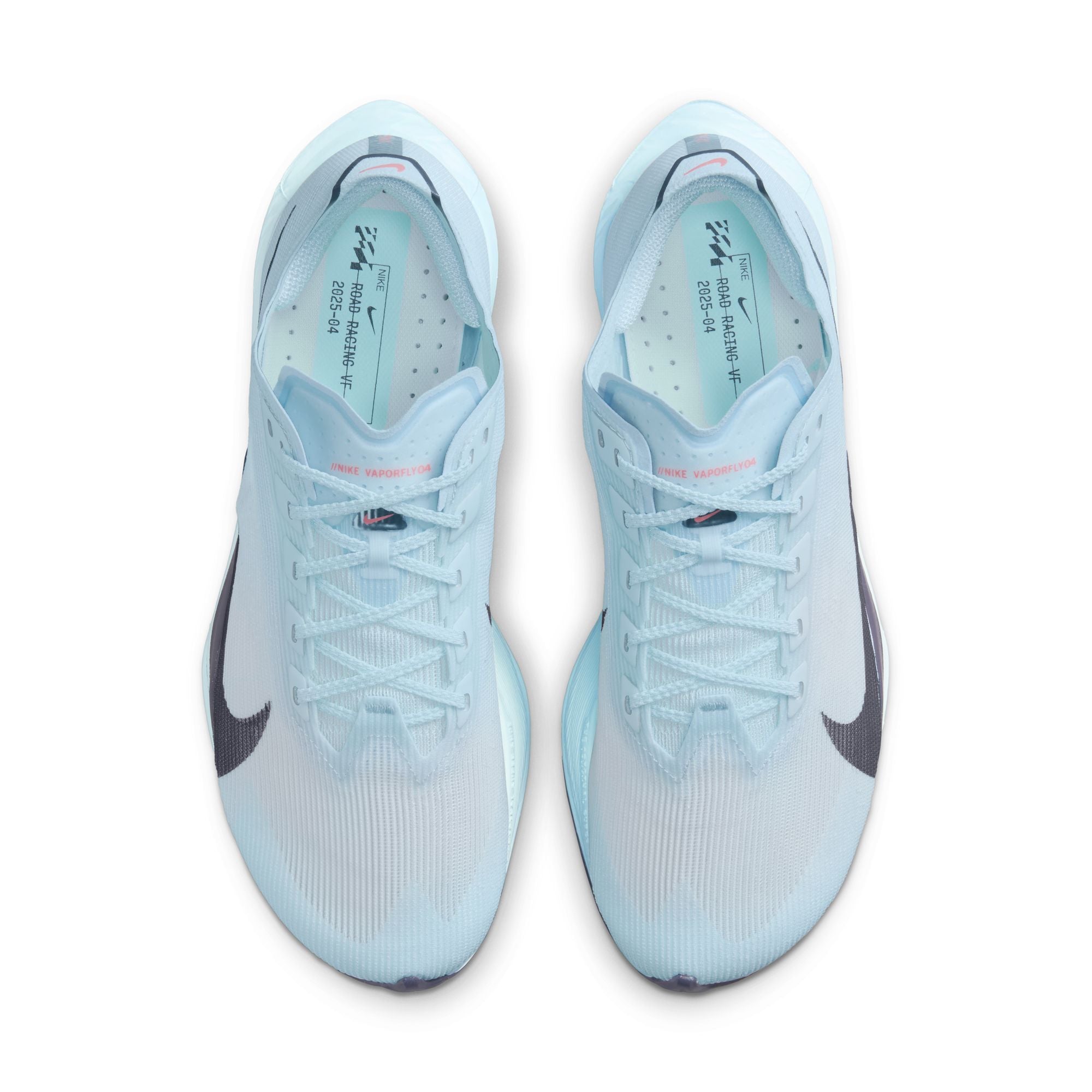 Women's Vaporfly 4 Running Shoes Glacier Blue / Blue Tint / Amethyst Tint / Gridiron - Achilles Heel