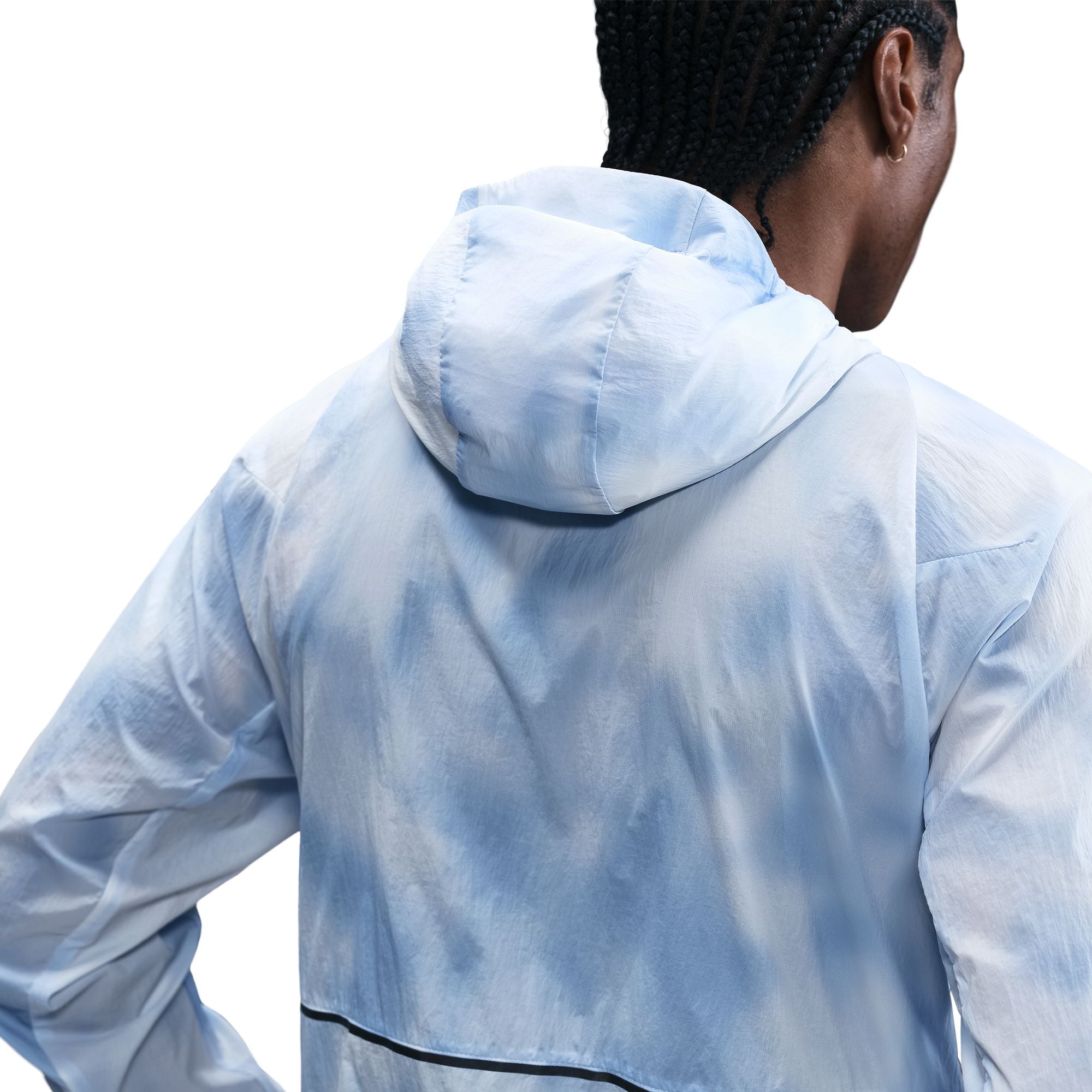 Men's Run Division UV Running Jacket Psychic Blue - Achilles Heel