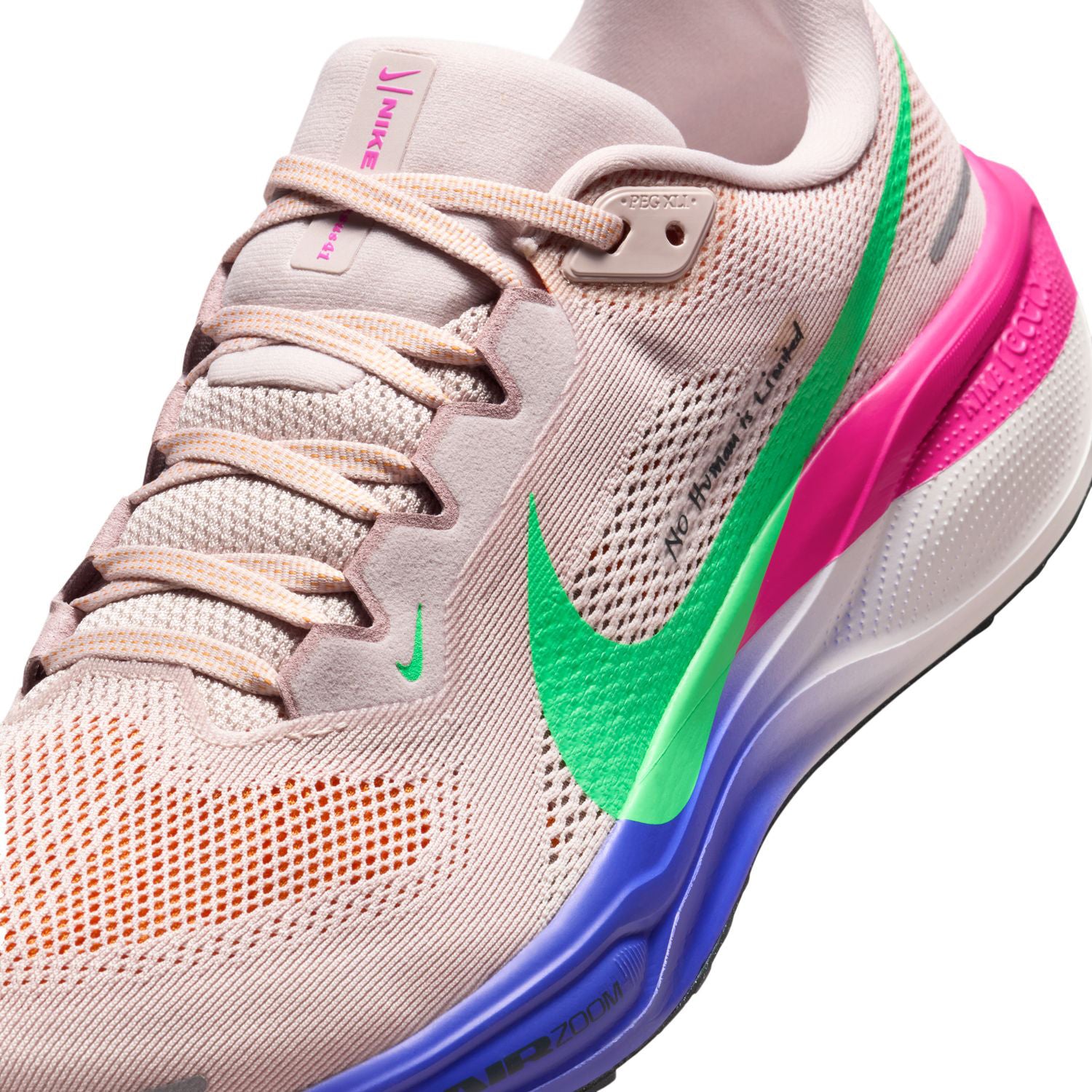 Men's Pegasus 41 Eliud Kipchoge Running Shoes Silt Red / Persian Violet / Fire Pink / Green Shock