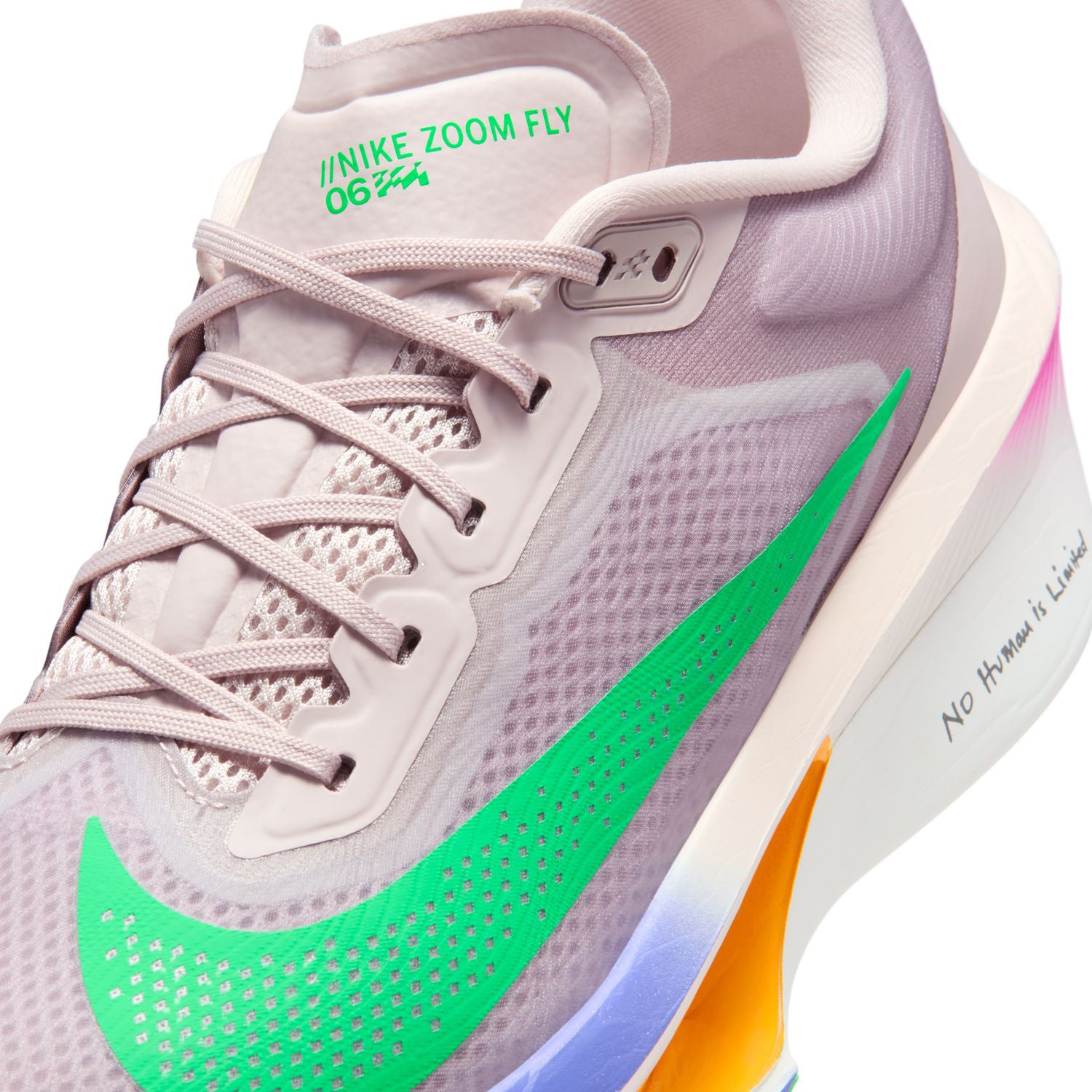 Men's Zoom Fly 6 Eliud Kipchoge Running Shoes Silt Red / Persian Violet / Fire Pink / Green Shock