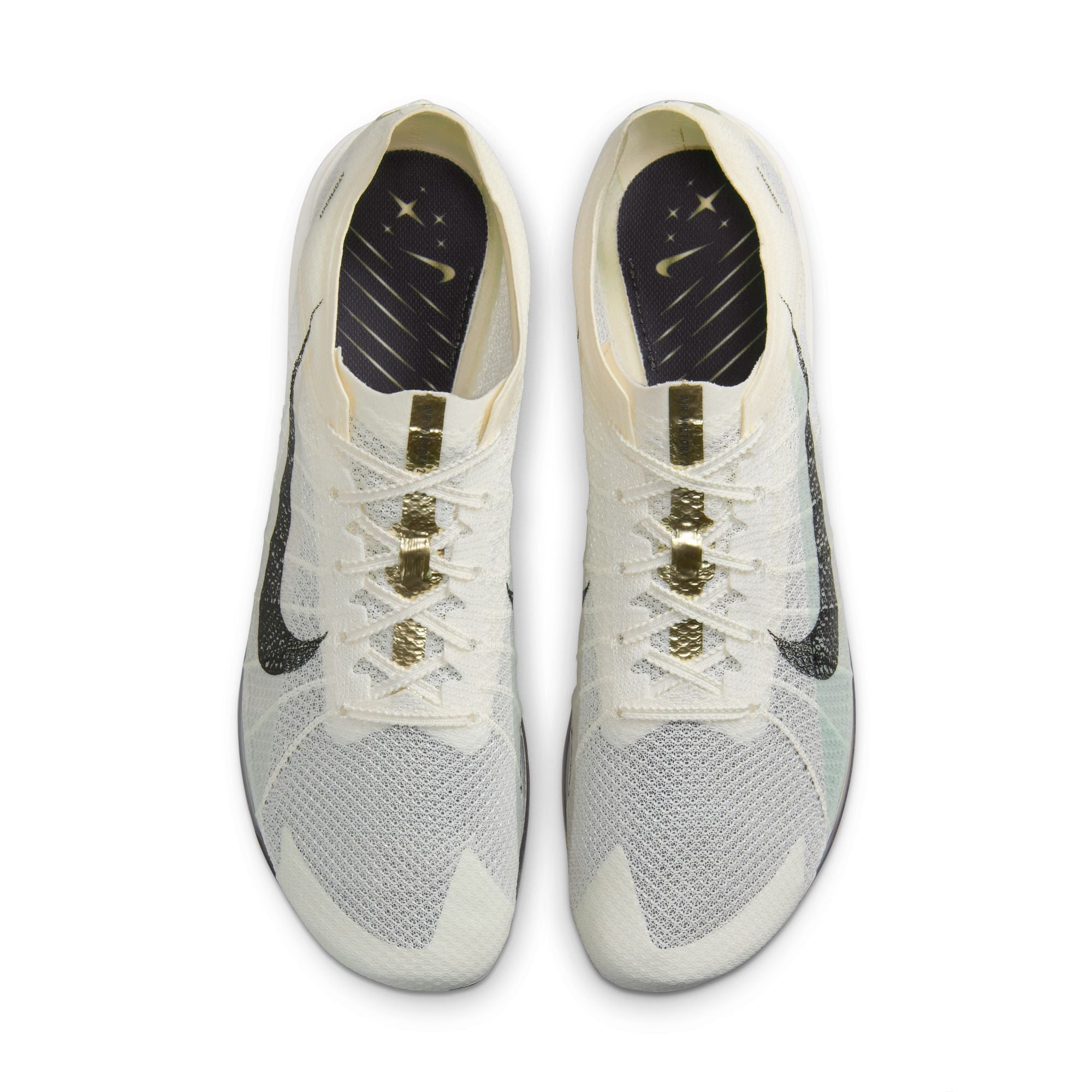 Air Zoom Victory 2 "Jakob Ingebrigtsen" Running Spikes Sail / Black / Medium Ash / Metallic Gold Grain - Achilles Heel