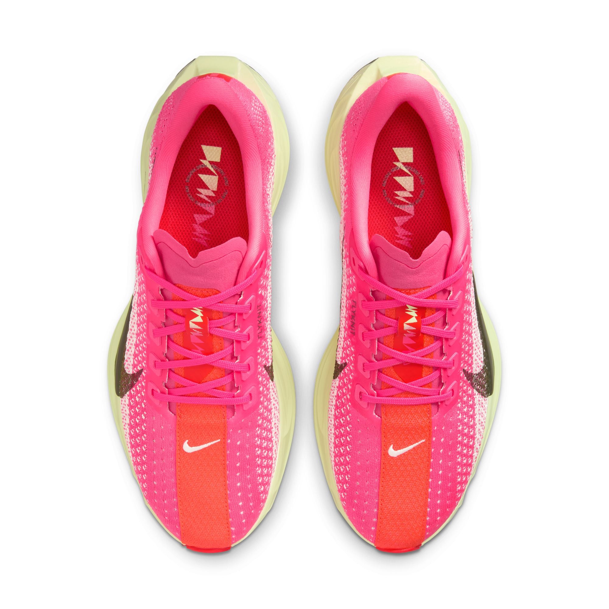 Men's Pegasus Plus Running Shoes Hyper Pink / Bright Crimson / Barely Volt / Sequoia - Achilles Heel