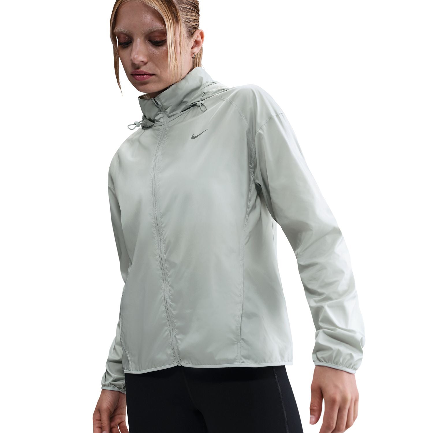 Women's Tempo Repel Running Jacket Light Silver