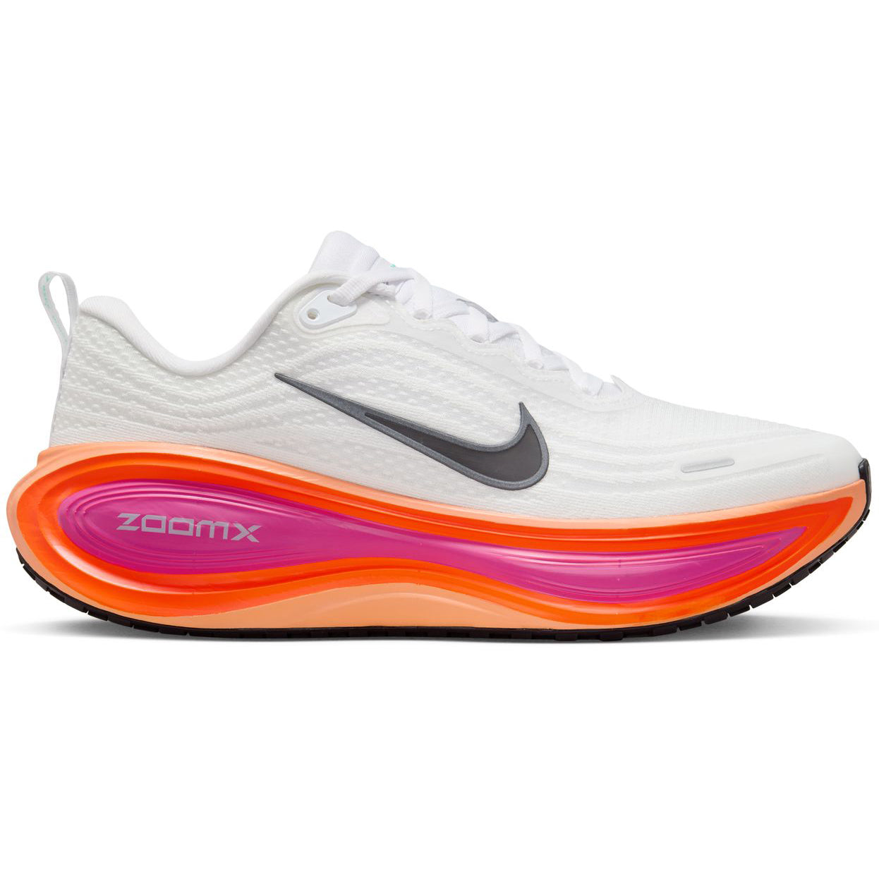Women's Vomero Plus Running Shoes White / Fire Pink / Hyper Crimson / Black - Achilles Heel