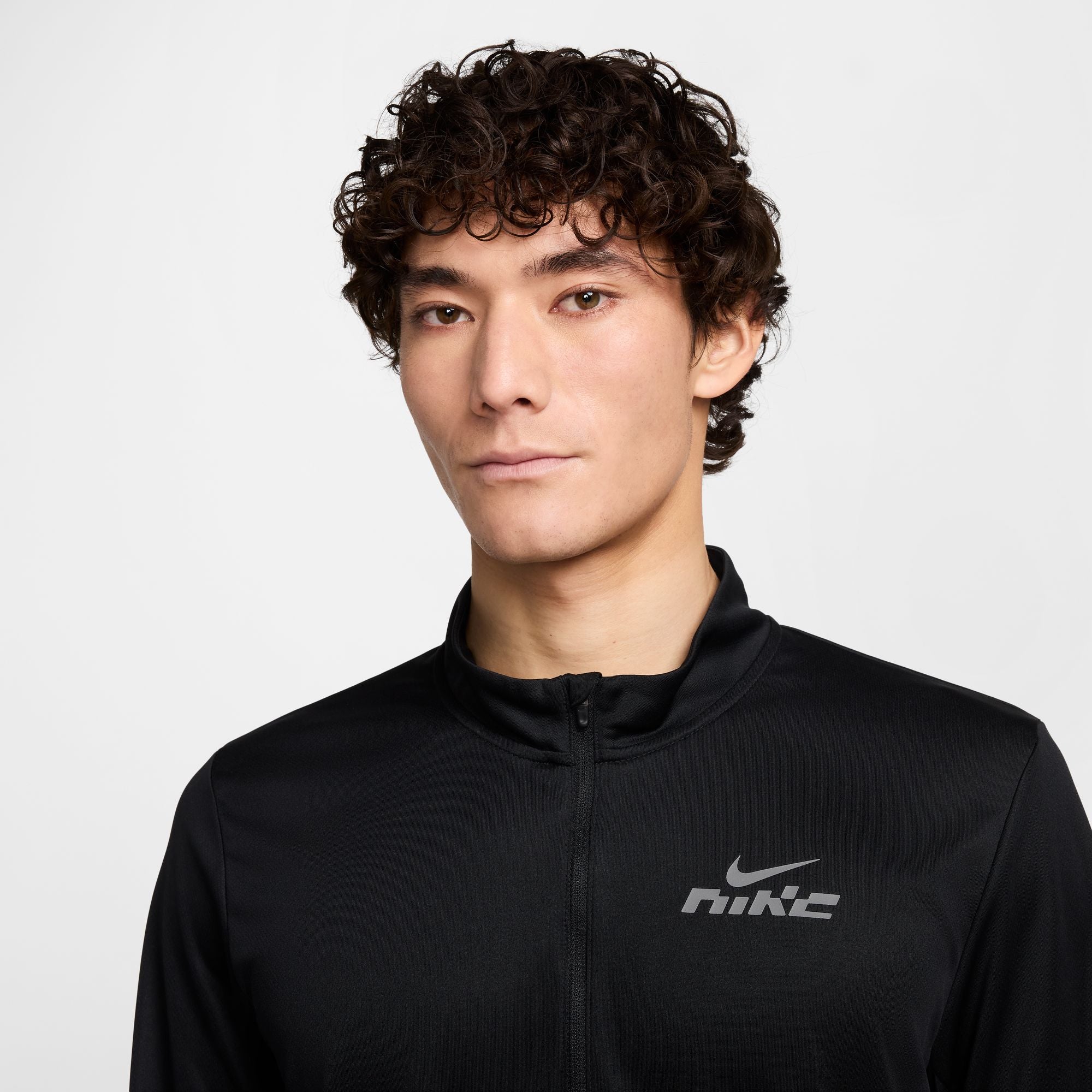 Nike Men's Dri-FIT Pacer Flash Running Top Black / Reflective Silver - Achilles Heel