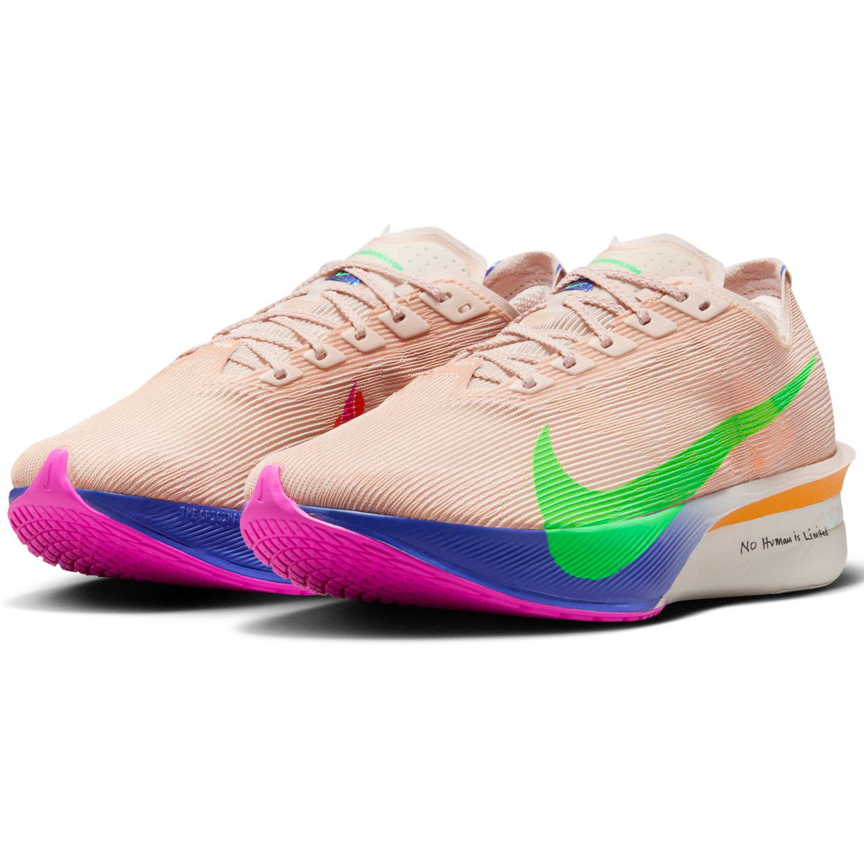 Women's Vaporfly 4 Eliud Kipchoge Running Shoes Silt Red / Fire Pink / Bright Ceramic / Green Shock - Achilles Heel