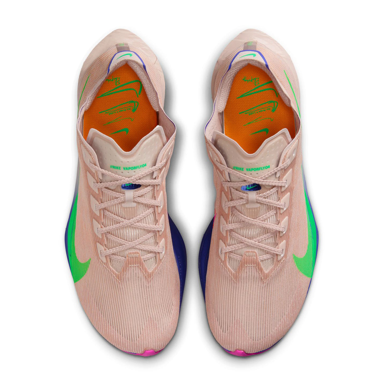 Women's Vaporfly 4 Eliud Kipchoge Running Shoes Silt Red / Fire Pink / Bright Ceramic / Green Shock - Achilles Heel