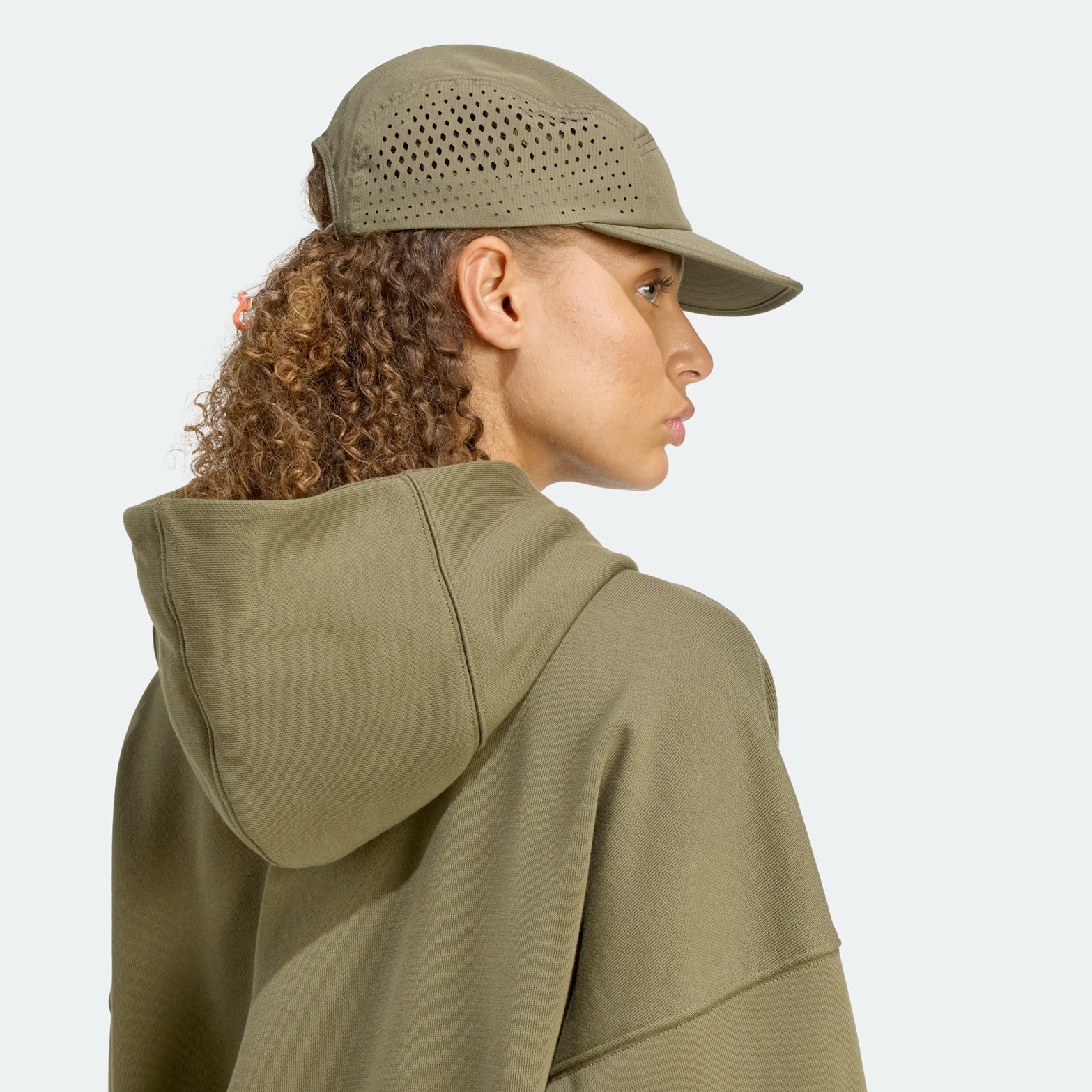 Women's H.Koumori Running Cap Olive Strata / Reflective Silver - Achilles Heel