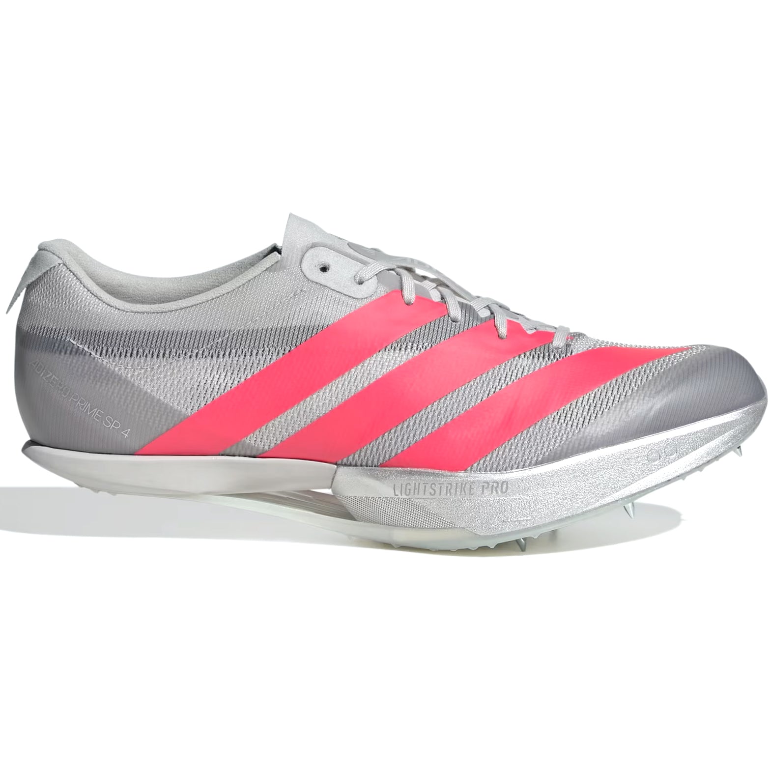 Adizero Prime SP4 Running Spikes Grey Two / Lucid Red / Silver Metallic - Achilles Heel