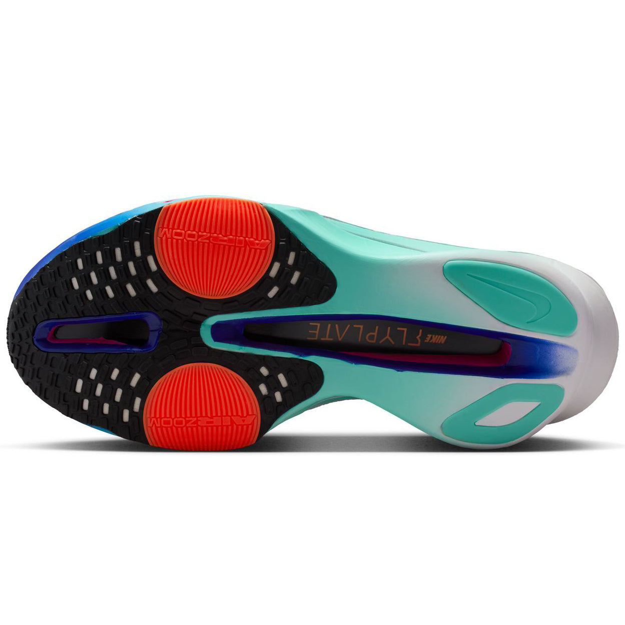 Men's Alphafly 3 Running Shoes White / Hyper Turquoise / Concord - Achilles Heel