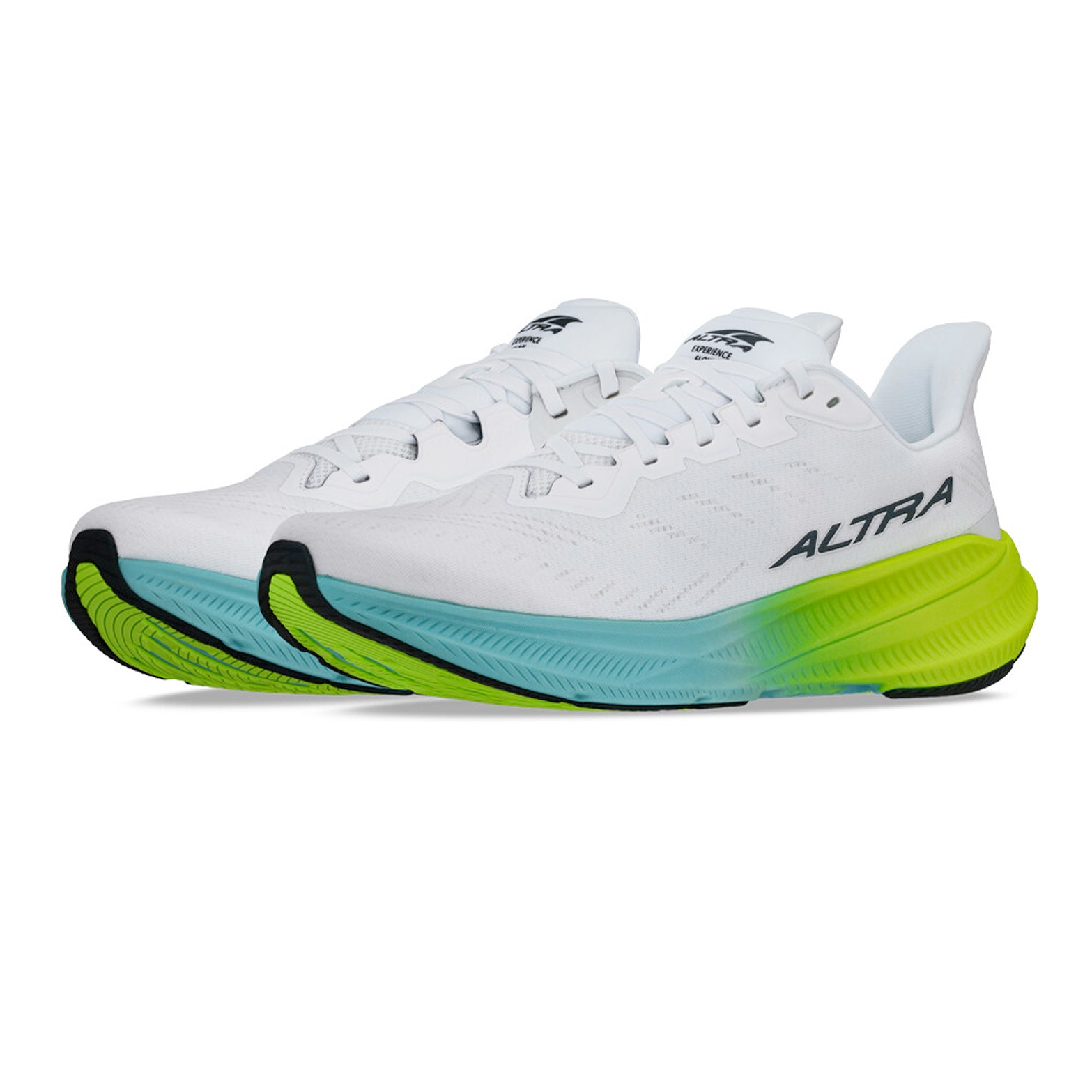 Men's Experience Flow 2 Running Shoes White / Lime - Achilles Heel