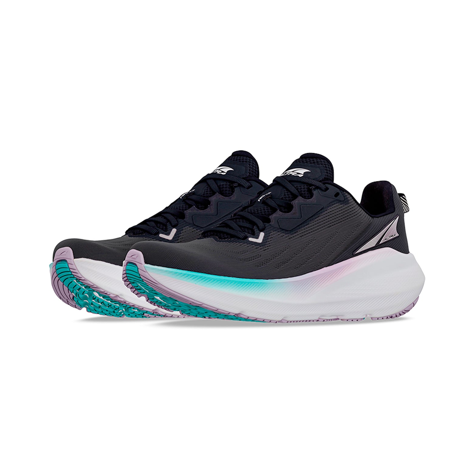 Women's FWD VIA Running Shoes Black / Purple - Achilles Heel