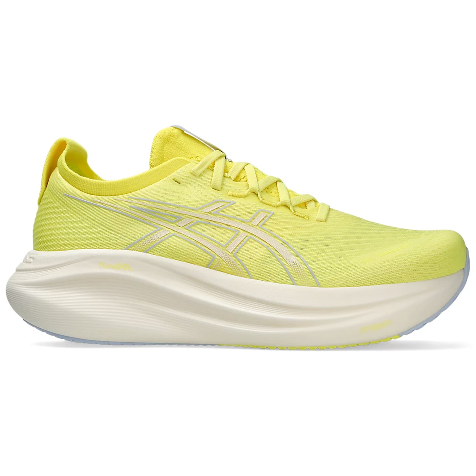 Men's Gel-Nimbus 27 Running Shoes Citron / Cream - Achilles Heel