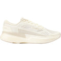 Hylo AXIS Running Shoes White Grey outer side view showing 38mm stack with 50% bio-based Hyperbolt foam and 60% bio-based Jacquard warp knit upper
