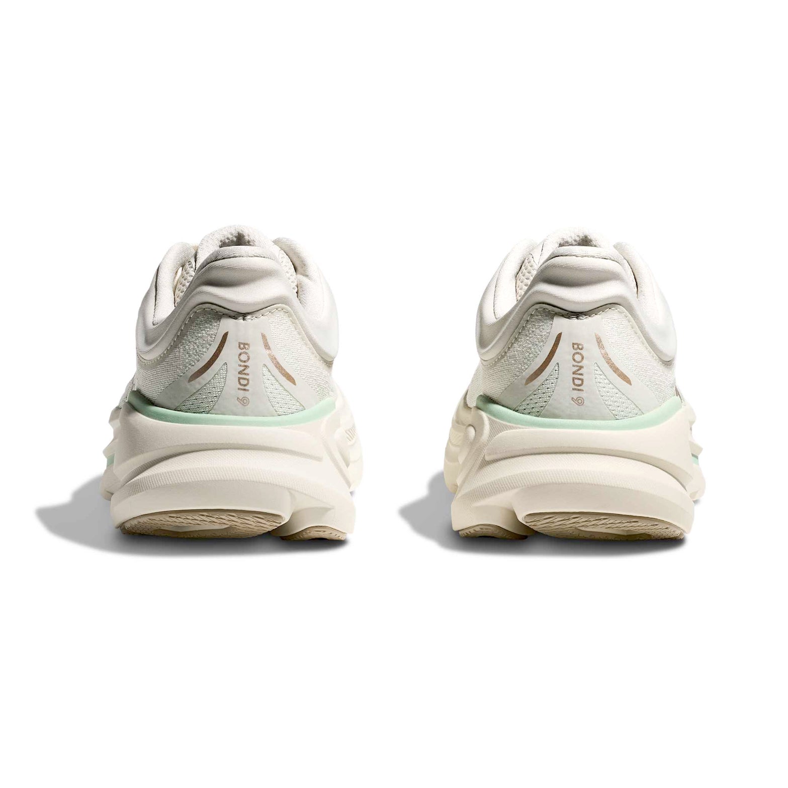 Women's Bondi 9 Running Shoes Truffle Salt / Sea Glass - Achilles Heel
