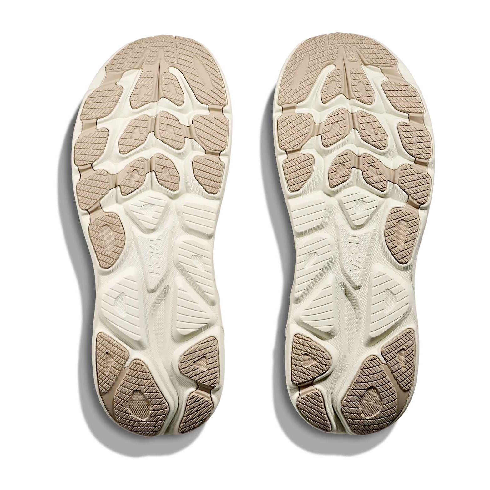 Men's Clifton 10 Running Shoes Raw Linen / Stone - Achilles Heel