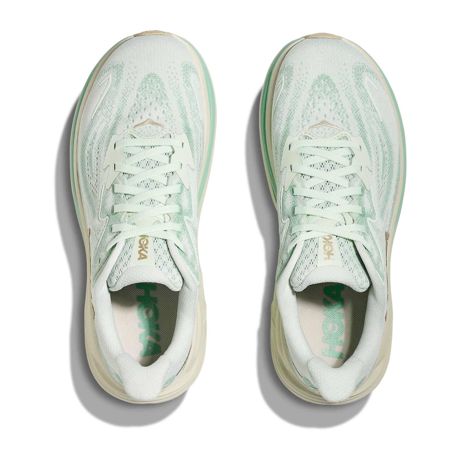 Women's Clifton 10 Running Shoes Sea Glass / Jadeite - Achilles Heel