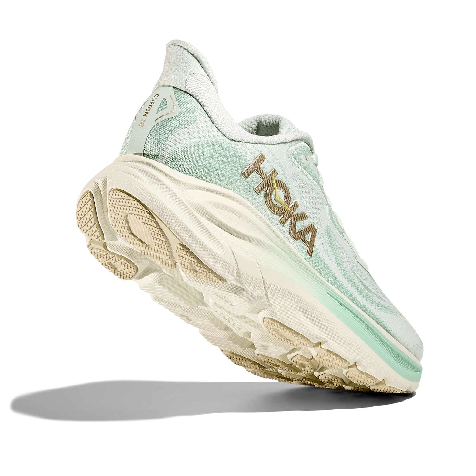 Women's Clifton 10 Running Shoes Sea Glass / Jadeite - Achilles Heel
