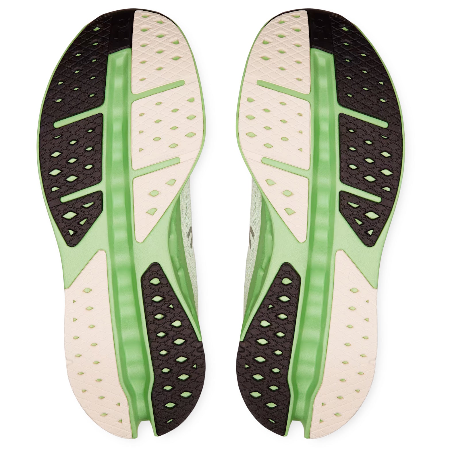 Men's Cloudsurfer Max Running Shoes Ivory / Honeydew - Achilles Heel