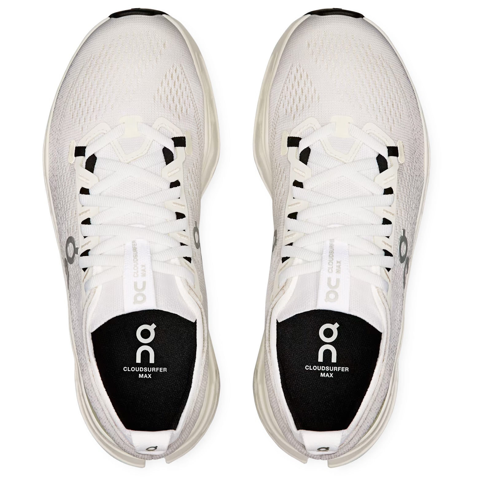 Women's Cloudsurfer Max Running Shoes White / White - Achilles Heel