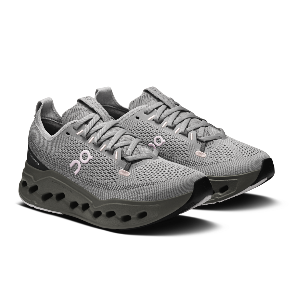 Women's Cloudsurfer Max Running Shoes Alloy / Asphalt - Achilles Heel