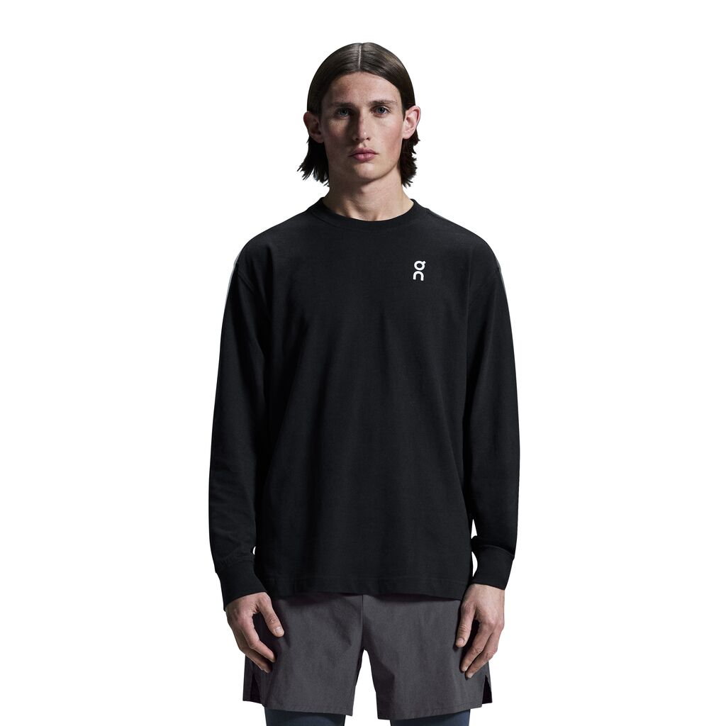 On Men's Club Long Top Black - Achilles Heel