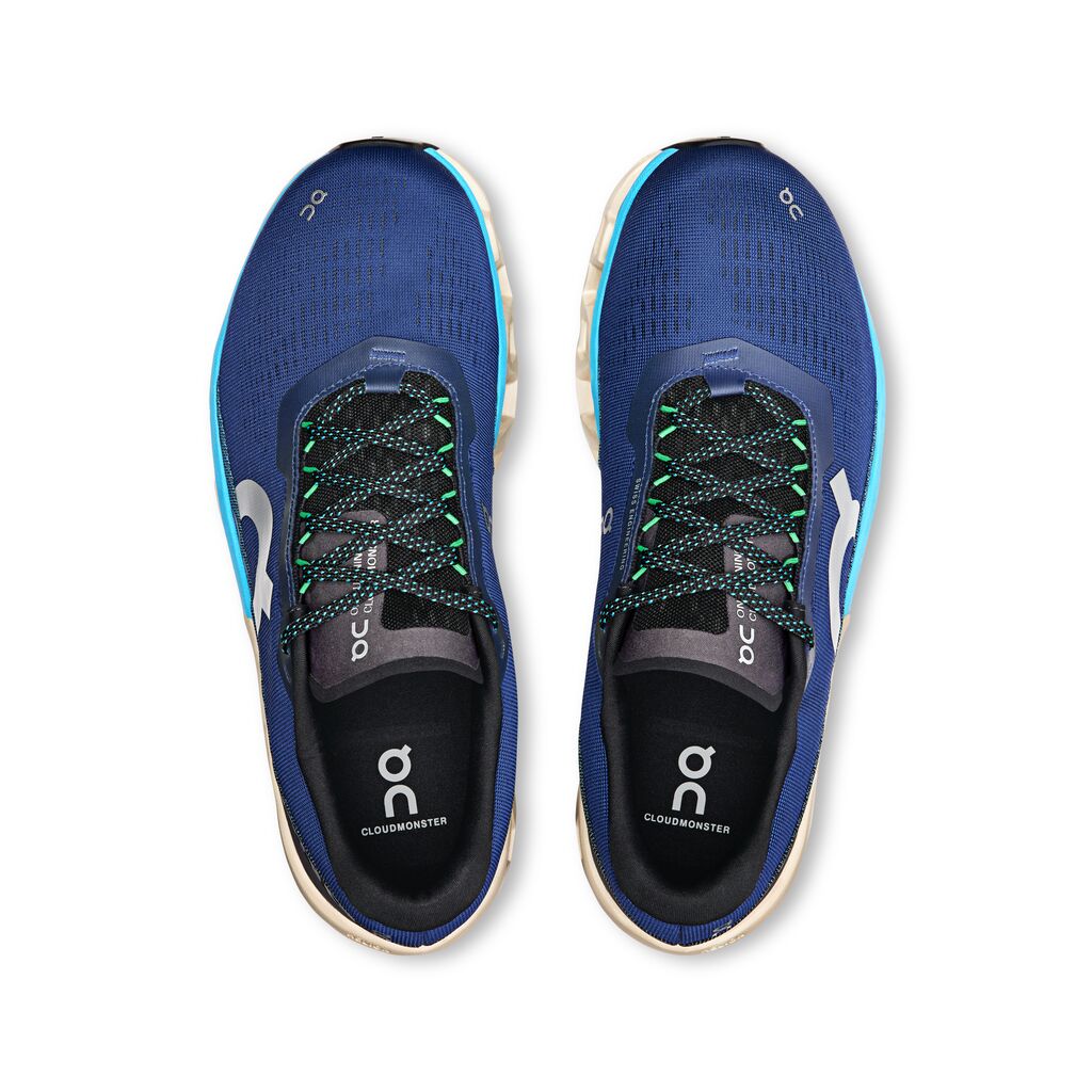 On Men's Cloudmonster 2 Running Shoes Tempest / Horizon - Achilles Heel