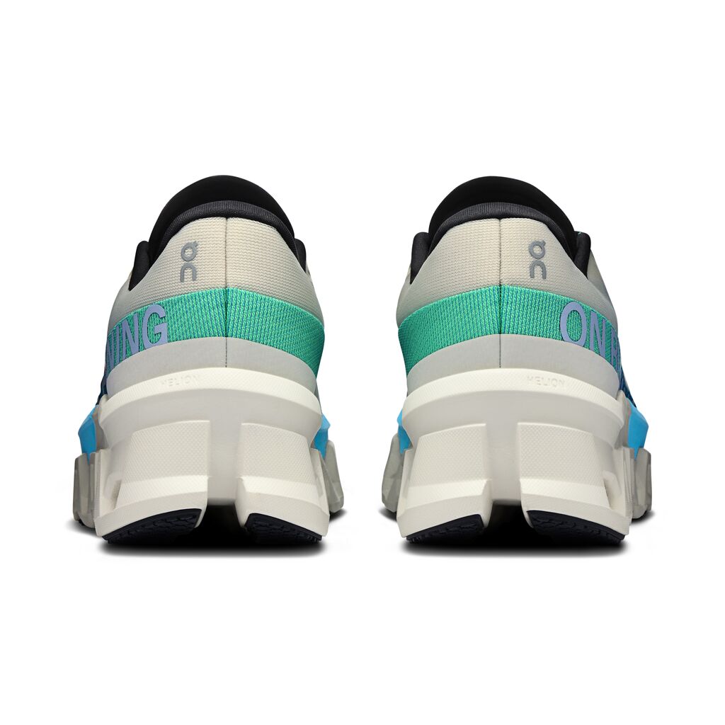 On Women's Cloudmonster 2 Running Shoes Cream / Horizon - Achilles Heel