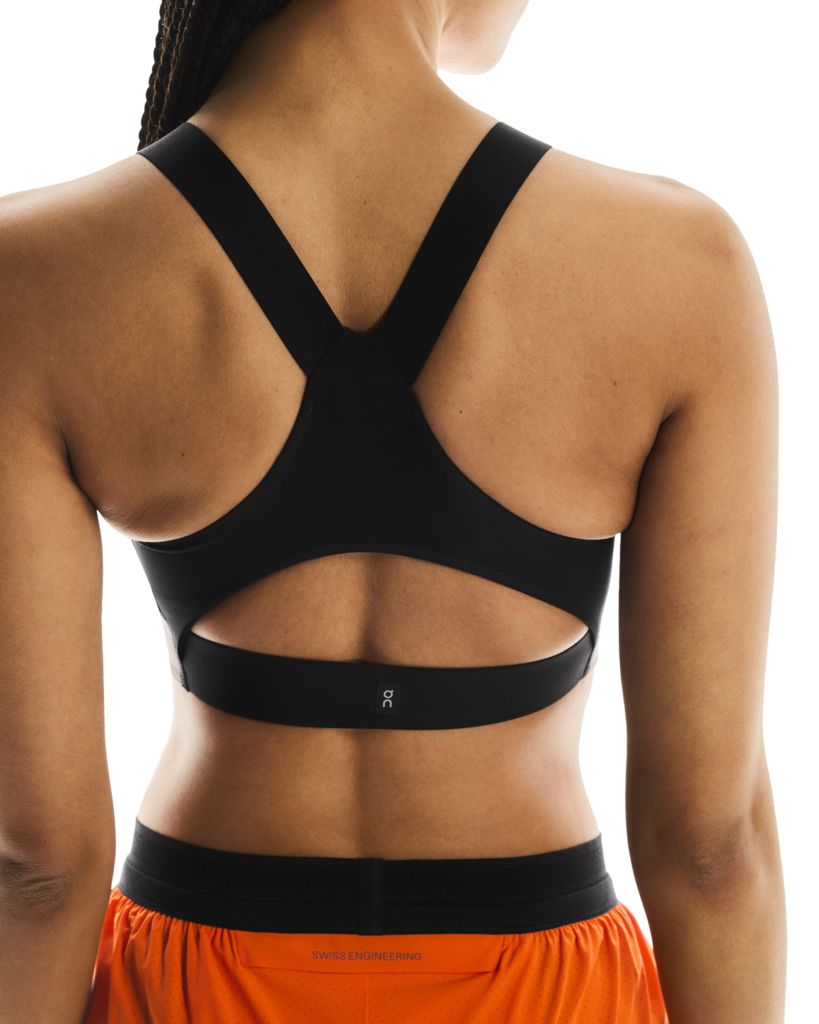 On Women's Performance Bra AOP Cinder / Black - Achilles Heel