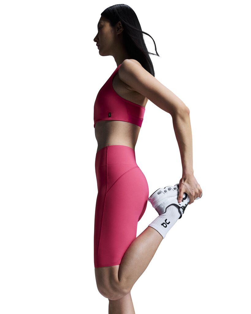 On Women's Movement Tights Short Pink - Achilles Heel
