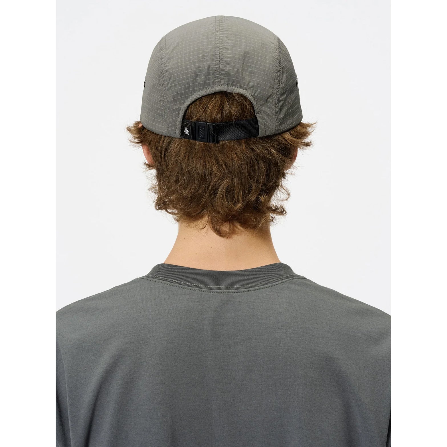 Dope Dyed Rip-Stop Wind Cap Carbon Gray