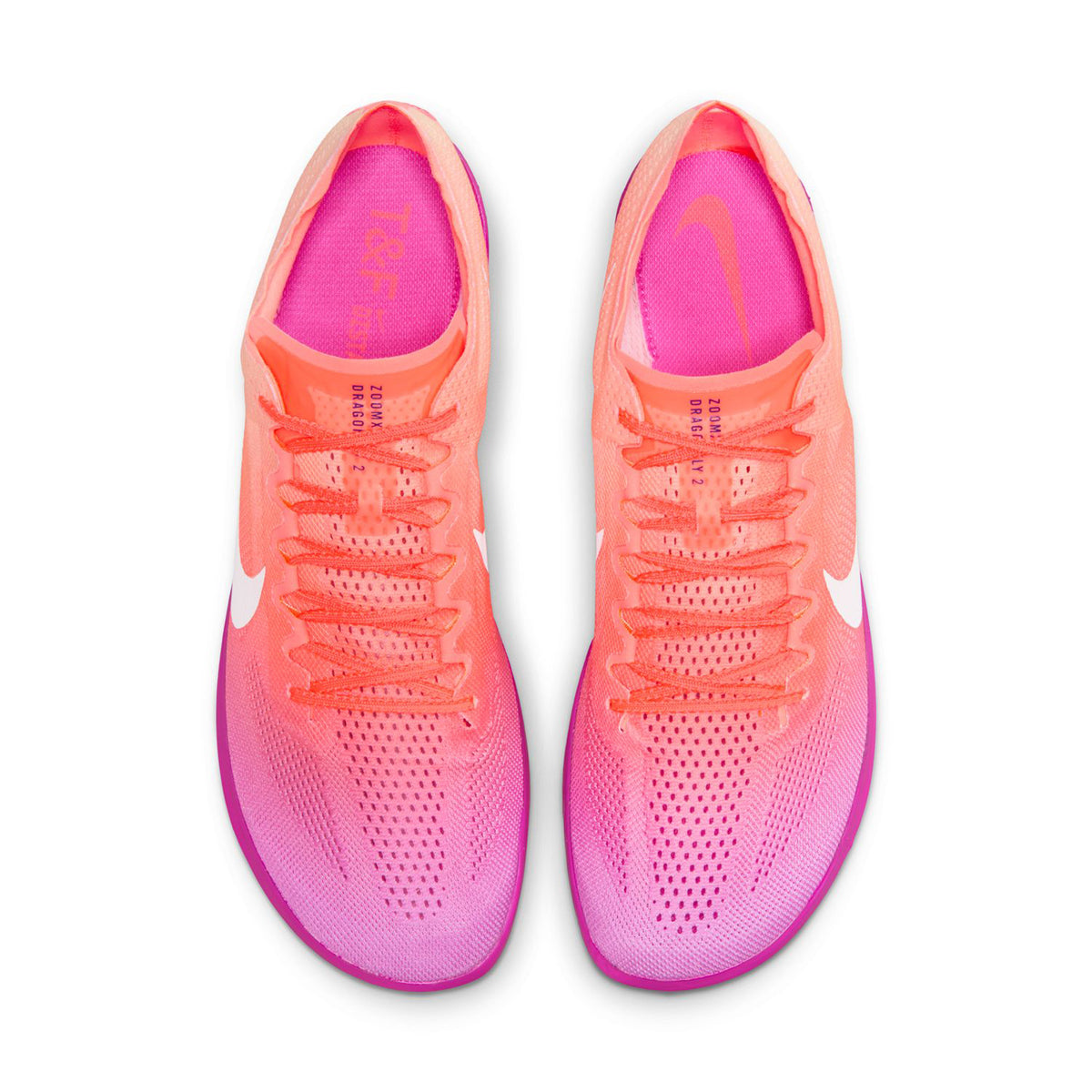 Dragonfly 2 RSG Running Spikes Bright Mango / Indigo Burst / White - Achilles Heel