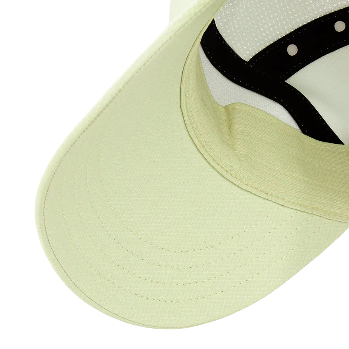 Ciele FSTCap SC Classic Athletics SL Fava angled underside view showing pliable pre-curved SOFTcurved brim and packable construction
