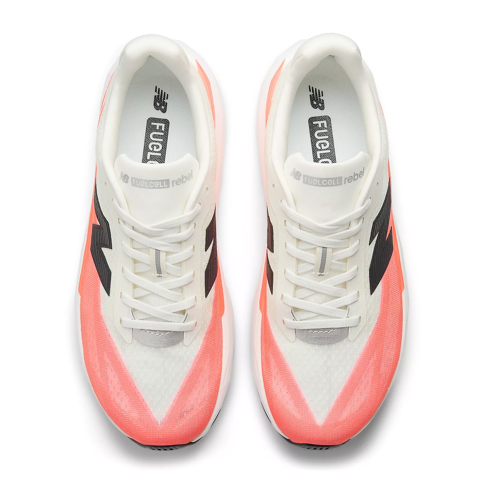 Men's Fuelcell Rebel v5 Running Shoes Urgent Red / White / Sea Salt - Achilles Heel
