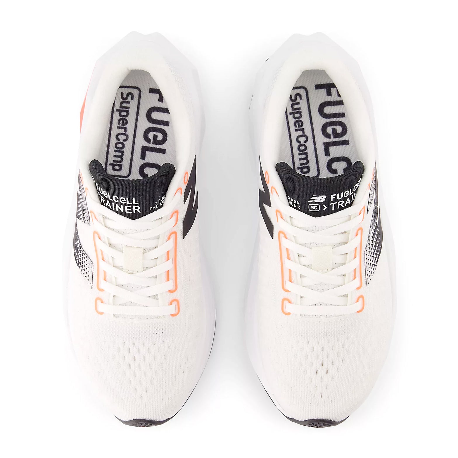 Women's FuelCell SuperComp Trainer v3 Running Shoes Sea Salt / Urgent Red / Black - Achilles Heel