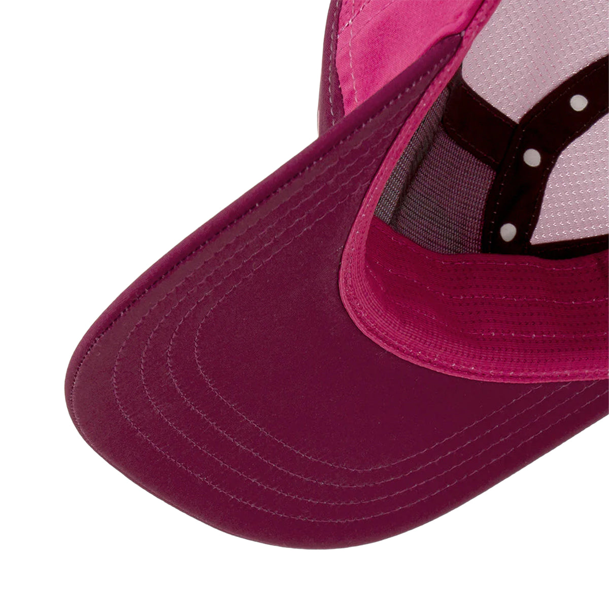 Ciele GOCap Comp Century Mulberry Bocasana bottom product view showing pliable SOFTflat brim for easy packability with lightweight 47-gram construction