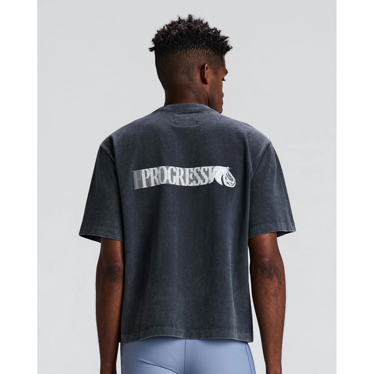 Heavyweight Cotton Box Tee Black Chroma Wash