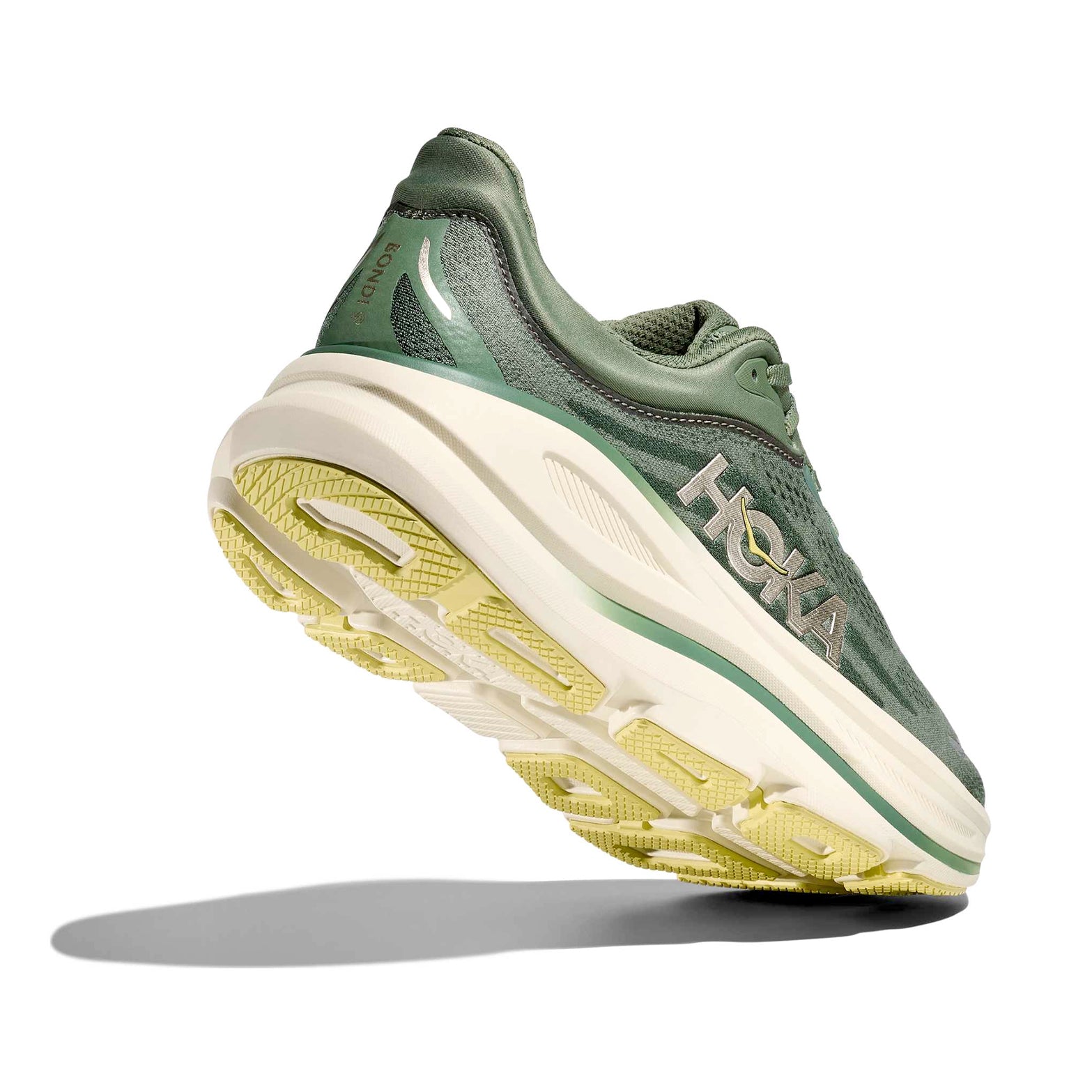 Men's Bondi 9 Running Shoes Succulent / Fern - Achilles Heel