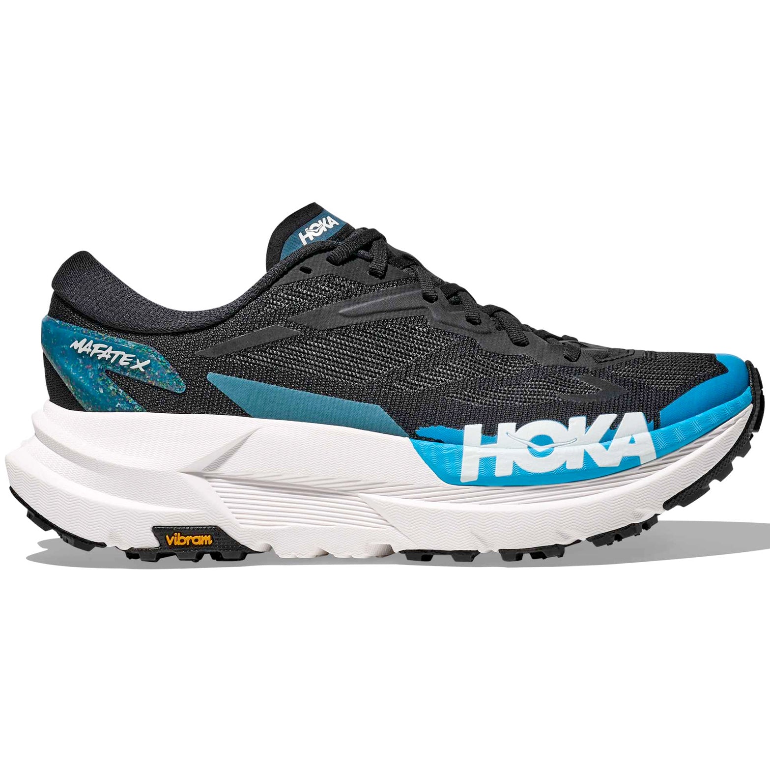 Men's Mafate X Trail Running Shoes Black / Skyward Blue - Achilles Heel