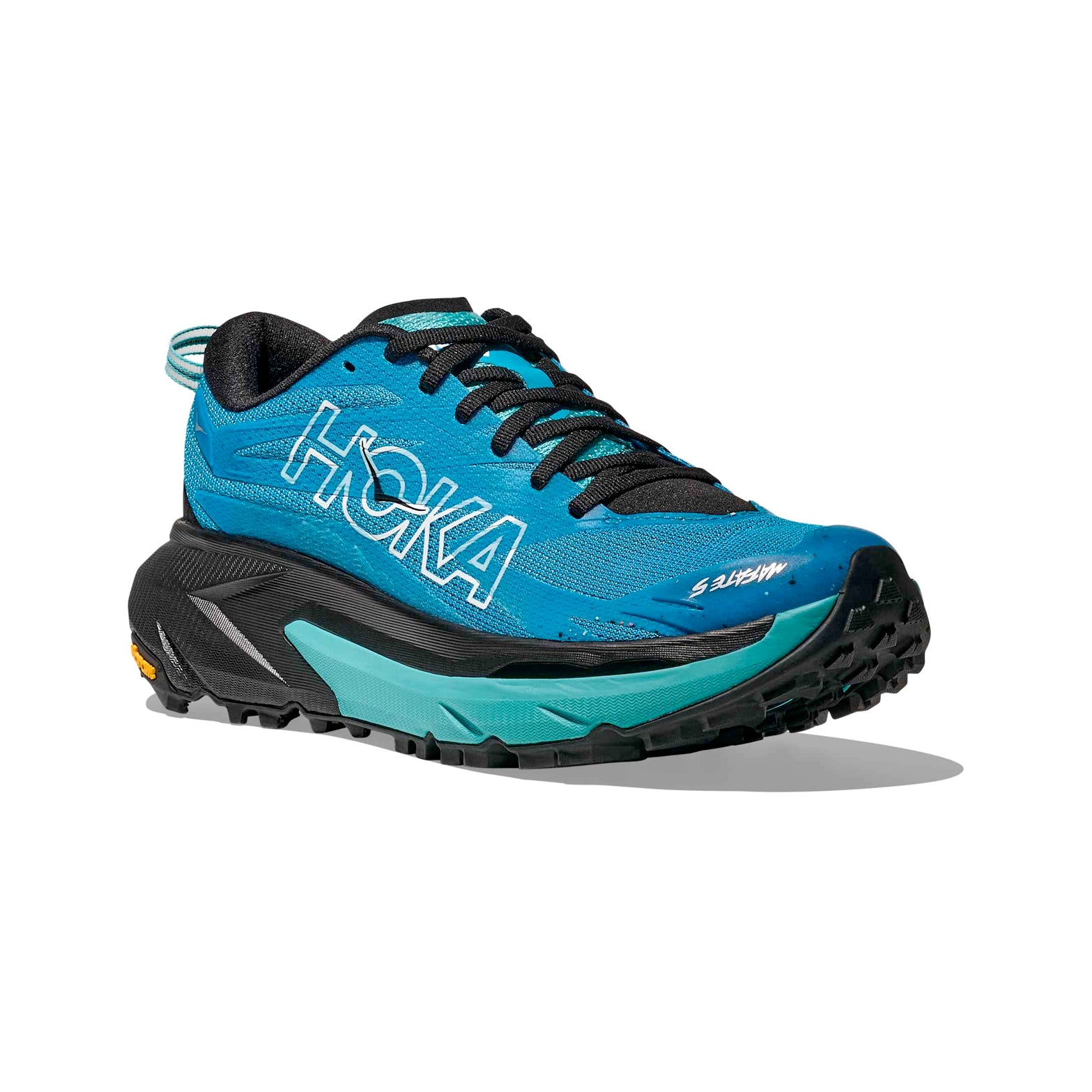 Women's Mafate 5 Trail Running Shoes Skyward Blue / Black - Achilles Heel