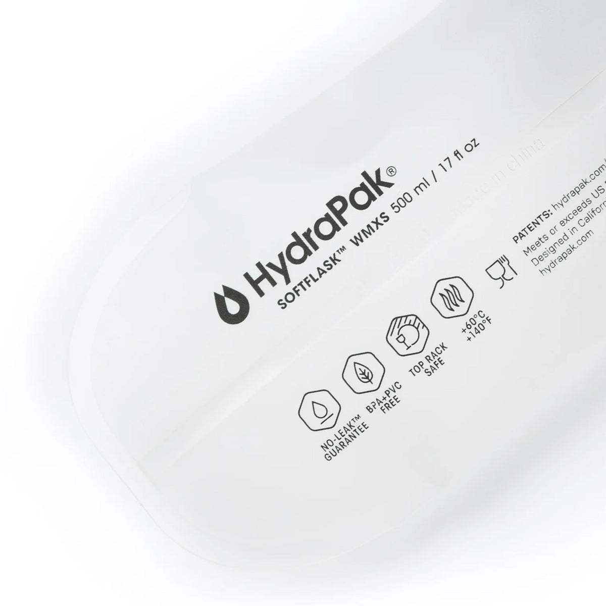 Satisfy HydraPak Soft Flask 2 Pack 500ml close-up with further informations