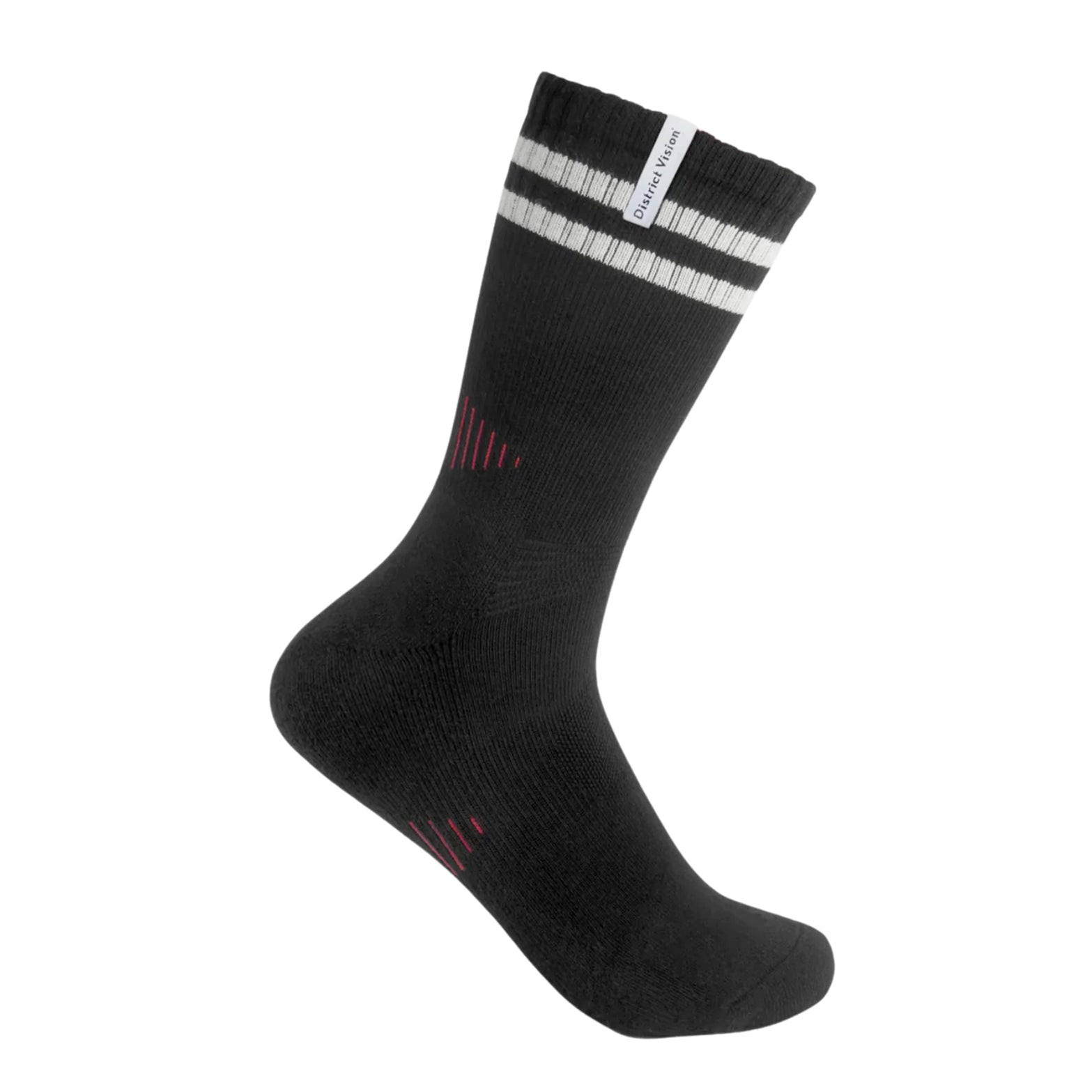 Japanese Organic Cotton Socks Black / White - Achilles Heel