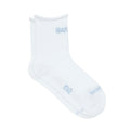 Lite Run Ribbed 2 Pack Quarter Socks White / Pavilion Blue