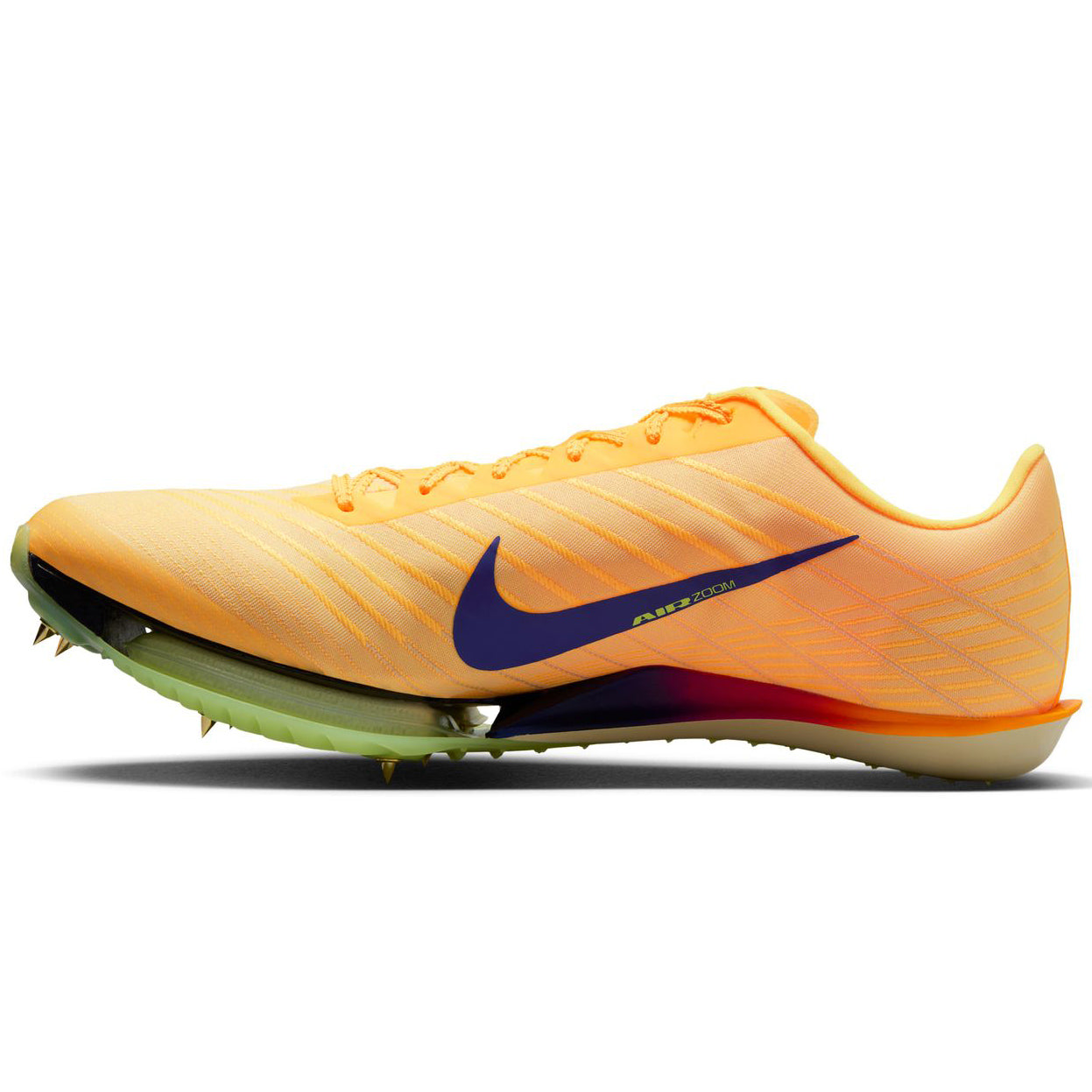 Air Zoom Maxfly 2 Running Spikes Citron Pulse / Volt Ice / Vivid Purple / Indigo Burst