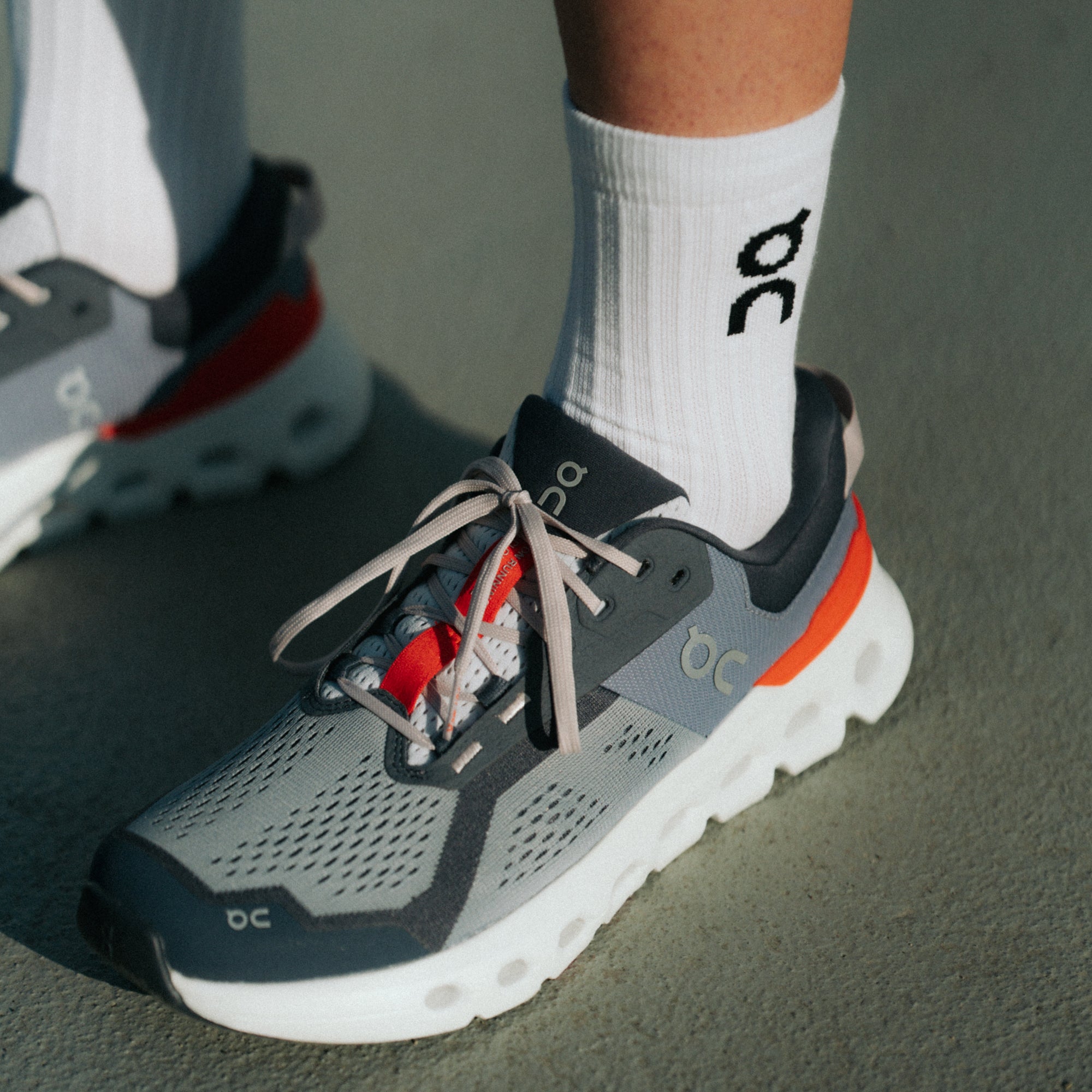 Men's Cloudcore 2 Running Shoes Fossil / Spice - Achilles Heel